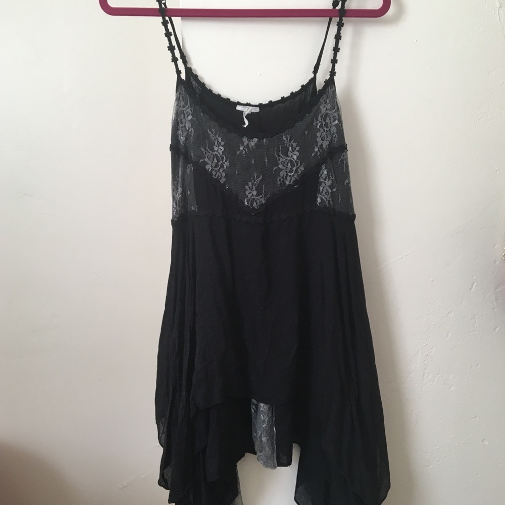 Intimately Free People Black Midi Dress